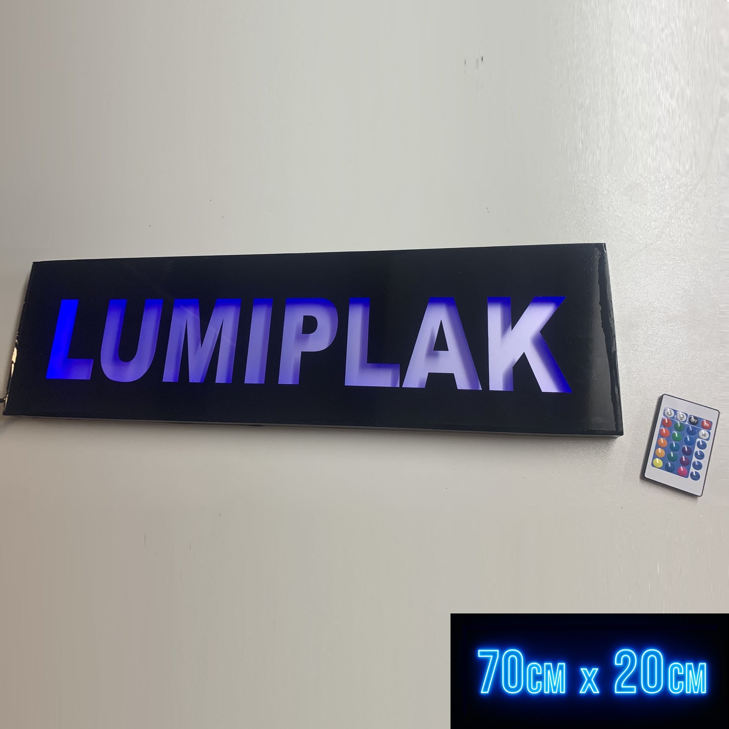 Plaque lumineuse personnalisée  ( Taille M )